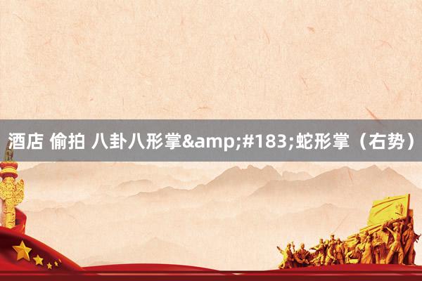 酒店 偷拍 八卦八形掌&#183;蛇形掌（右势）